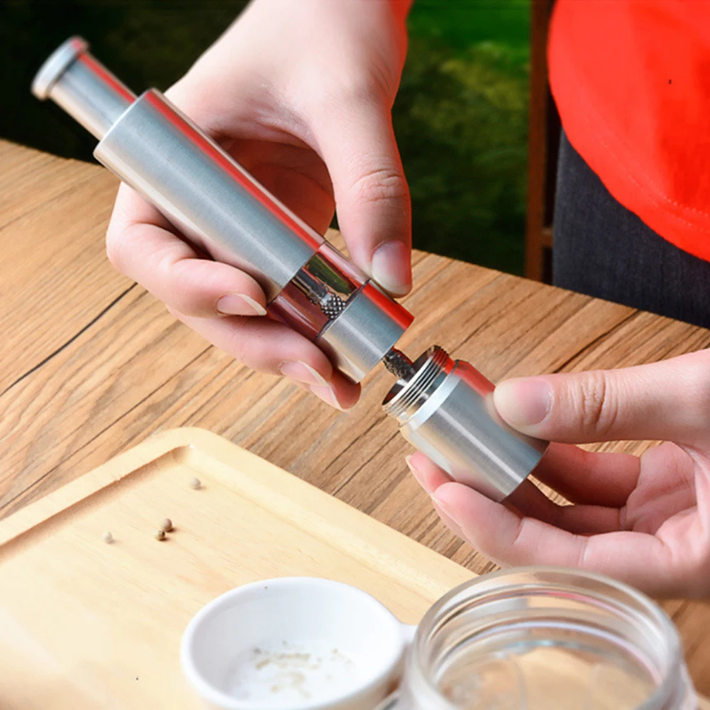 Stainless Steel Small Pepper Crusher Time Saving Kitchen Grinder Kitchen Tool
Stainless Steel Small Pepper Crusher Time Saving Kitchen Grinder Kitchen Tool