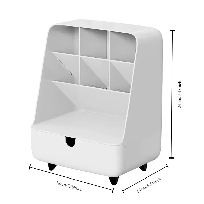 1pc Cream Wind Desktop Multifunctional Pen Holder Desk Slant Plug-in Large Capacity With Divided Grid Stationery Shelf Box
1pc Cream Wind Desktop Multifunctional Pen Holder Desk Slant Plug-in Large Capacity With Divided Grid Stationery Shelf Box