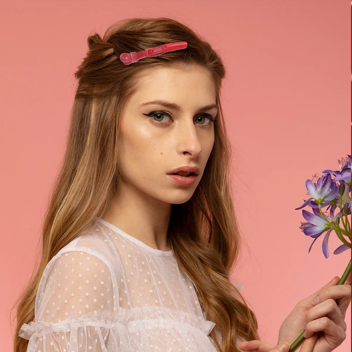 Набор из 10 профессиональных заколок для волос салонного качества для укладки, разделения прядей, химической завивки, DIY-процедур, умывания и макияжа
Набор из 10 профессиональных заколок для волос салонного качества для укладки, разделения прядей, химической завивки, DIY-процедур, умывания и макияжа