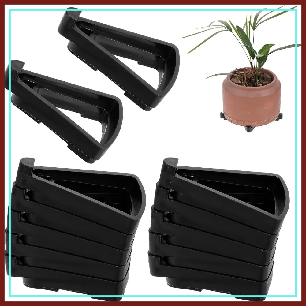 12 PCS Pot Feet for Outdoor Planters, Invisible Flower Pot Risers, Prevent Stains & Water Damage (Black)
12 PCS Pot Feet for Outdoor Planters, Invisible Flower Pot Risers, Prevent Stains & Water Damage (Black)