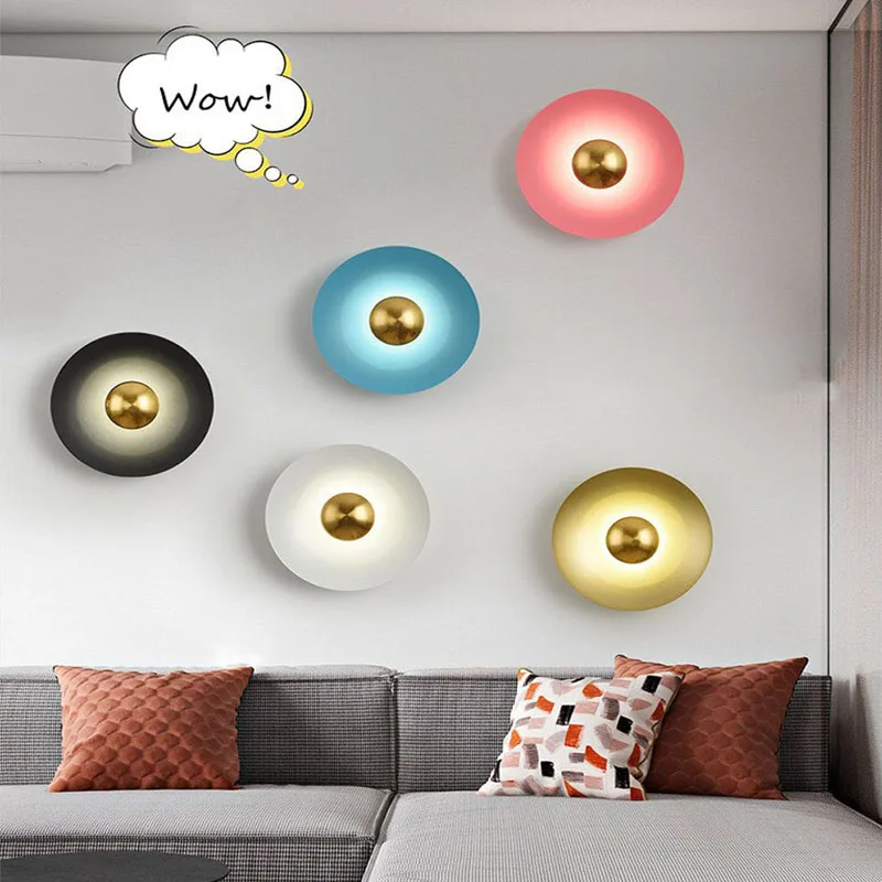 Circle Wall Light Modern LED Wall Lamp For Background Corridor Aisle Living Room Indoor Macaron Wall Lightting Sconce Home Decor
Circle Wall Light Modern LED Wall Lamp For Background Corridor Aisle Living Room Indoor Macaron Wall Lightting Sconce Home Decor