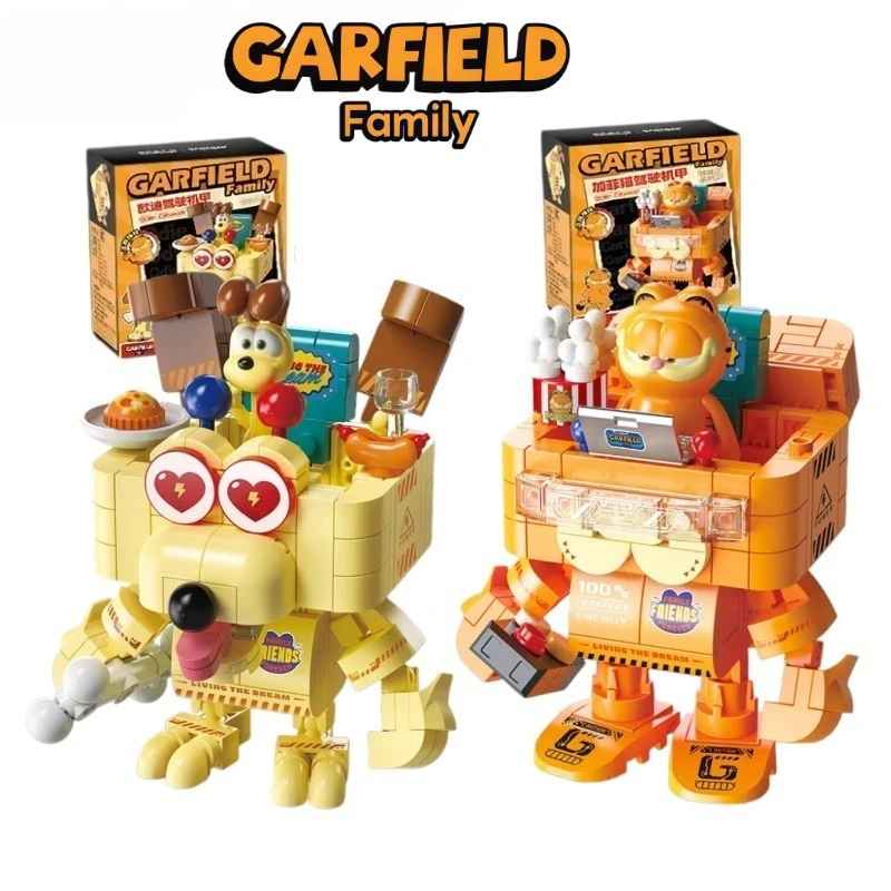 Конструктор серии Garfield Cat: Робот-меха Оди, сборная модель-головоломка, настольное украшение, праздничный подарок для детей
Конструктор серии Garfield Cat: Робот-меха Оди, сборная модель-головоломка, настольное украшение, праздничный подарок для детей