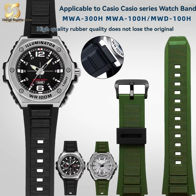 For Casio Watch MWA-300H MWA-100H/MWD-100H Series Resin Silicone Waterproof Mountaineering Waterproof Men's Watch with Bracelet
For Casio Watch MWA-300H MWA-100H/MWD-100H Series Resin Silicone Waterproof Mountaineering Waterproof Men's Watch with Bracelet