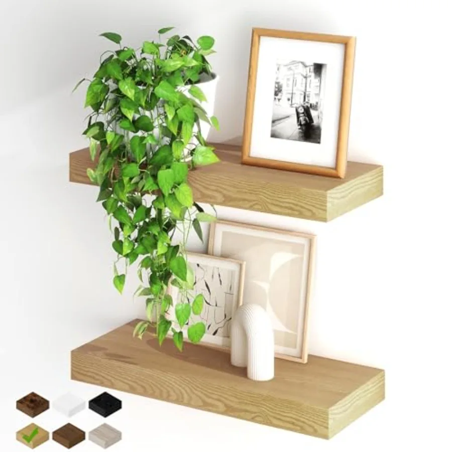 Floating Shelves for Wall, 20Inch Floating Shelves Set of 2, Hanging Shelf with Invisible Brackets, Wood Shelves for Living Roo
Floating Shelves for Wall, 20Inch Floating Shelves Set of 2, Hanging Shelf with Invisible Brackets, Wood Shelves for Living Roo
