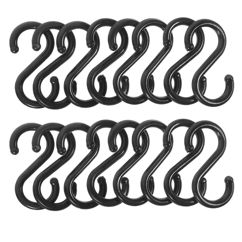 50pcs S Hooks 22x11mm Black Strong Closet Hangers Plastic Home Hooks For Kitchen Kitchen Multi functional Tools
50pcs S Hooks 22x11mm Black Strong Closet Hangers Plastic Home Hooks For Kitchen Kitchen Multi functional Tools
