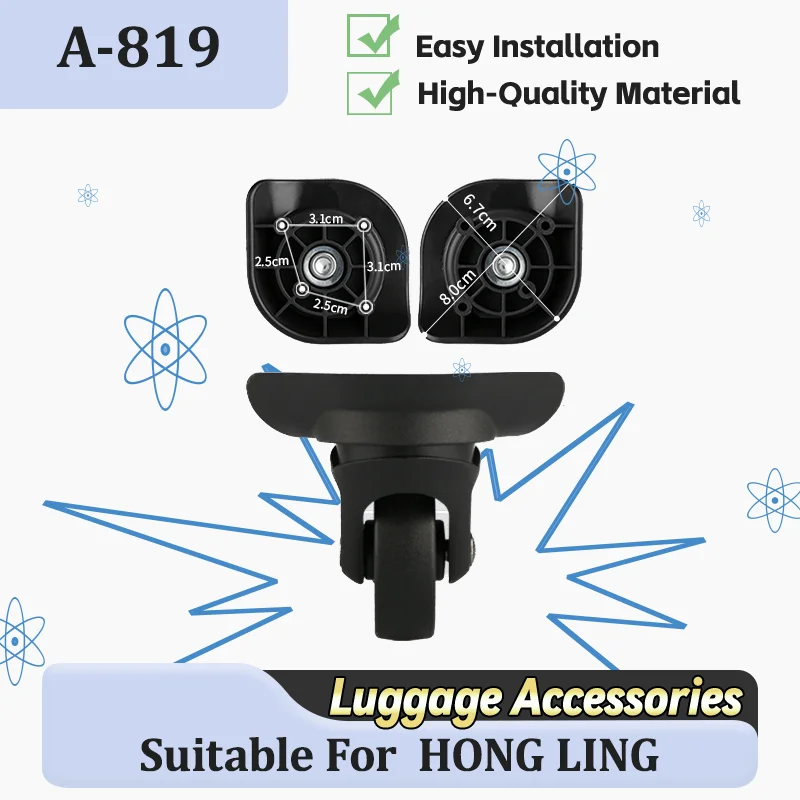 For HONG LING A-819 Wheel Replacement Parts—Smooth Rolling On Rough Roads No More Worries About Luggage Getting Stuck Ideal
For HONG LING A-819 Wheel Replacement Parts—Smooth Rolling On Rough Roads No More Worries About Luggage Getting Stuck Ideal