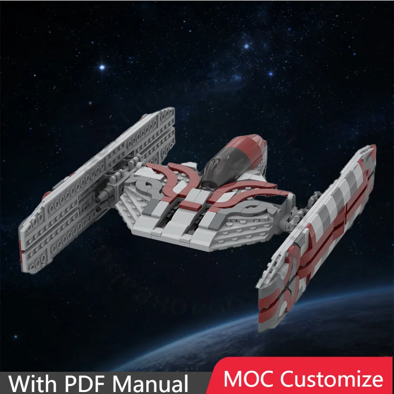 556 PCs Starfighter Mech Building Set, Customizable Modular Design, Complex DIY Construction Project, Gift for Teen & Adult Fans