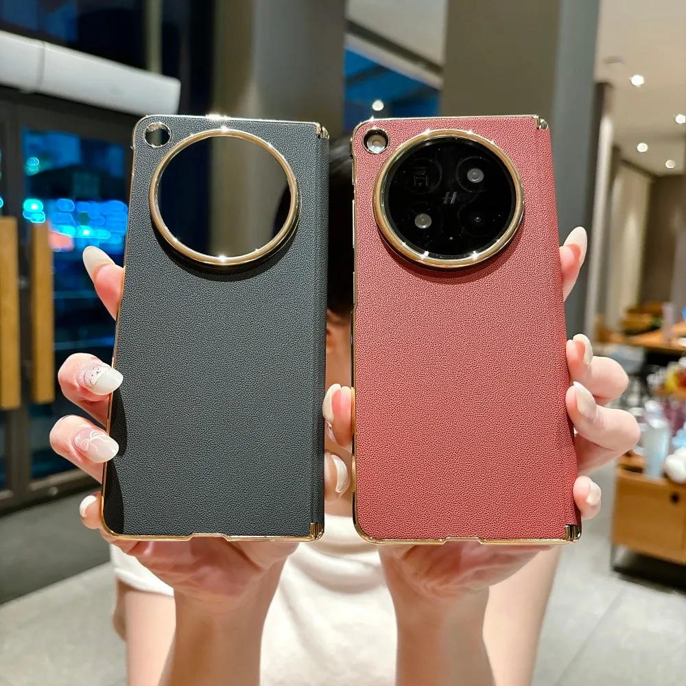 For OPPO Find N6 Phone Case Hinge PC Shell Plated Frame Shockproof Vegan Leather Protective Back Cover
For OPPO Find N6 Phone Case Hinge PC Shell Plated Frame Shockproof Vegan Leather Protective Back Cover