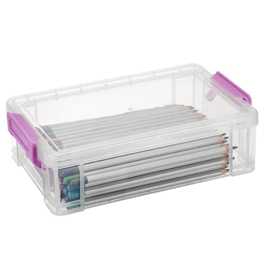 1 Pack Extra Large Capacity Plastic Pencil Box Stackable Clear Pencil Case Crayon Box Office Art Supplies Storage Organizer Box
1 Pack Extra Large Capacity Plastic Pencil Box Stackable Clear Pencil Case Crayon Box Office Art Supplies Storage Organizer Box