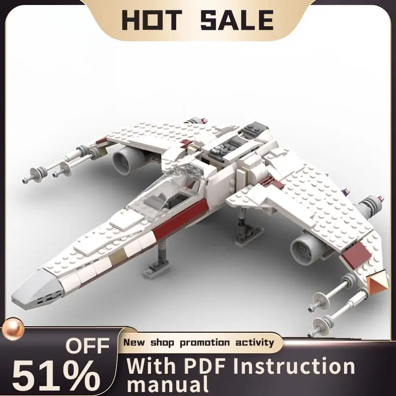 New 491Pcs Famous Star Battle Movie Moc E-Wing Spacefighter Diy Creative Ideas Bricks Toy Birthday Gift Building Christmas Block
New 491Pcs Famous Star Battle Movie Moc E-Wing Spacefighter Diy Creative Ideas Bricks Toy Birthday Gift Building Christmas Block