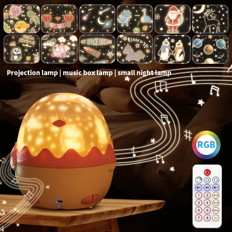 Penguin Music Box Projector Light Colorful Music LED Night Lights For Kids USB Charg/Rotatable/Sing Project Lamp Bedroom Party
Penguin Music Box Projector Light Colorful Music LED Night Lights For Kids USB Charg/Rotatable/Sing Project Lamp Bedroom Party