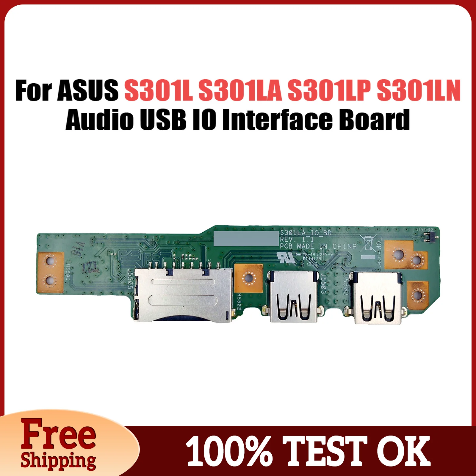 Для ASUS S301L Q301L Q301LA материнская плата видеографический чип S301LA VivoBook S301LB S301LC S301LAR S300LA S302LA S551LA материнская плата
Для ASUS S301L Q301L Q301LA материнская плата видеографический чип S301LA VivoBook S301LB S301LC S301LAR S300LA S302LA S551LA материнская плата