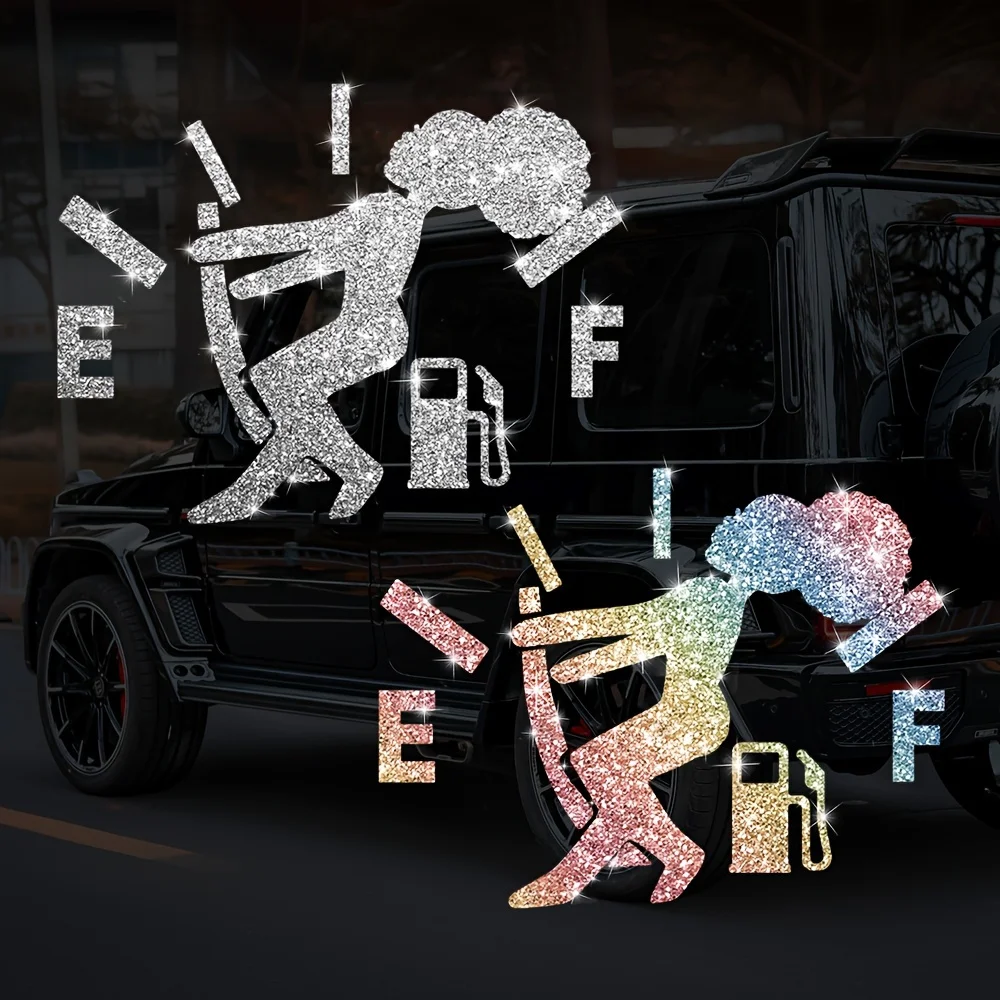 1pc Car Sticker Fuel Consumption Sticker Shiny Fuel Tank Cap Sticker Body Fuel Tank Cover Decoration Cartoon Reflective
1pc Car Sticker Fuel Consumption Sticker Shiny Fuel Tank Cap Sticker Body Fuel Tank Cover Decoration Cartoon Reflective