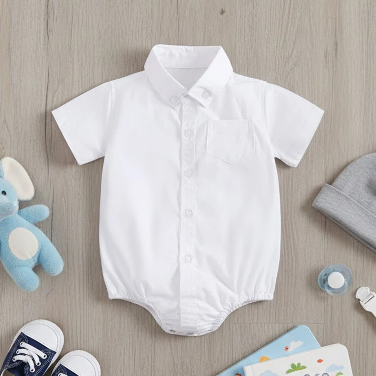 Summer Solid Color Baby Boys Bodysuits Cute Toddler Clothes Casual Short Sleeve
Summer Solid Color Baby Boys Bodysuits Cute Toddler Clothes Casual Short Sleeve