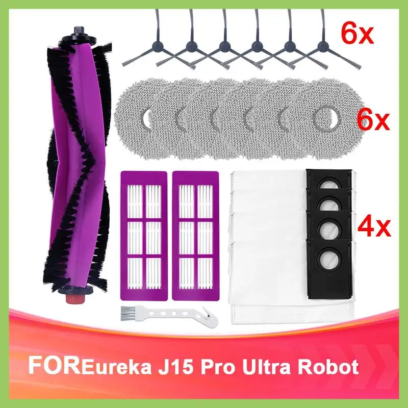 Комплект аксессуаров для Eureka J15 Pro Ultra Сменные тряпки для Eureka J15 Pro Ultra
Комплект аксессуаров для Eureka J15 Pro Ultra Сменные тряпки для Eureka J15 Pro Ultra