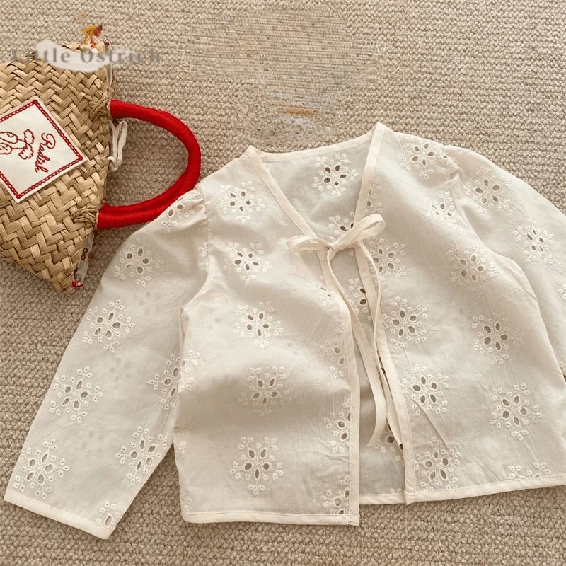 Newborn Baby Girl Cotton Jacket Infant Toddler Child Embroidery Hollow Cardigan Solid Sun Protection Coat Baby Clothes 9M-5Y
Newborn Baby Girl Cotton Jacket Infant Toddler Child Embroidery Hollow Cardigan Solid Sun Protection Coat Baby Clothes 9M-5Y