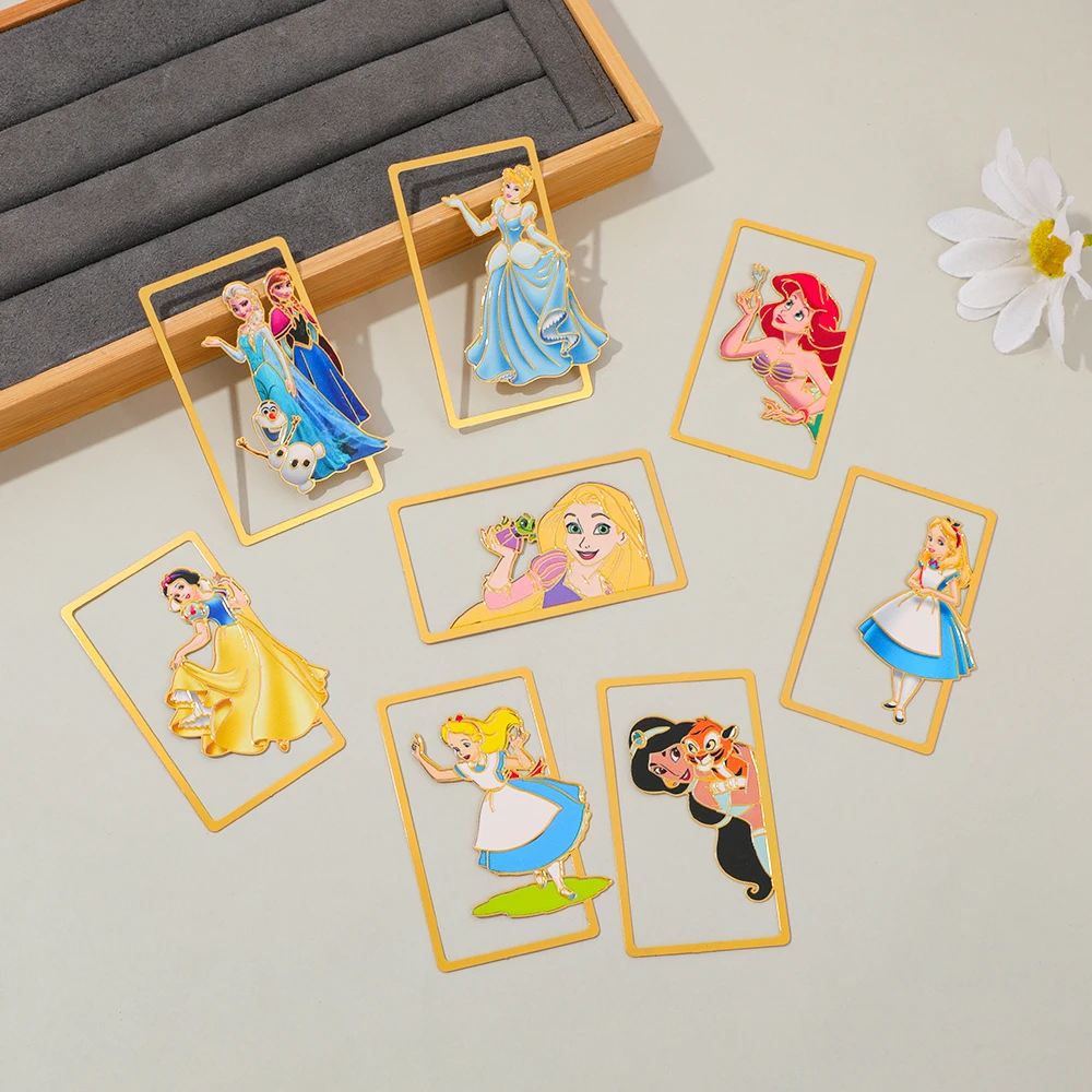 Cartoon Princess Series Metal Bookmarks Snow White The Little Mermaid Anime Book Fan Accessories Birthday Gift for Friends
Cartoon Princess Series Metal Bookmarks Snow White The Little Mermaid Anime Book Fan Accessories Birthday Gift for Friends