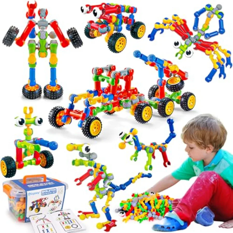 STEM Building Toys for 3 4 5 6 7 8+ Year Old Boy Girl Birthday Gift, Preschool Classroom Educational Building Blocks Stem Kits
STEM Building Toys for 3 4 5 6 7 8+ Year Old Boy Girl Birthday Gift, Preschool Classroom Educational Building Blocks Stem Kits