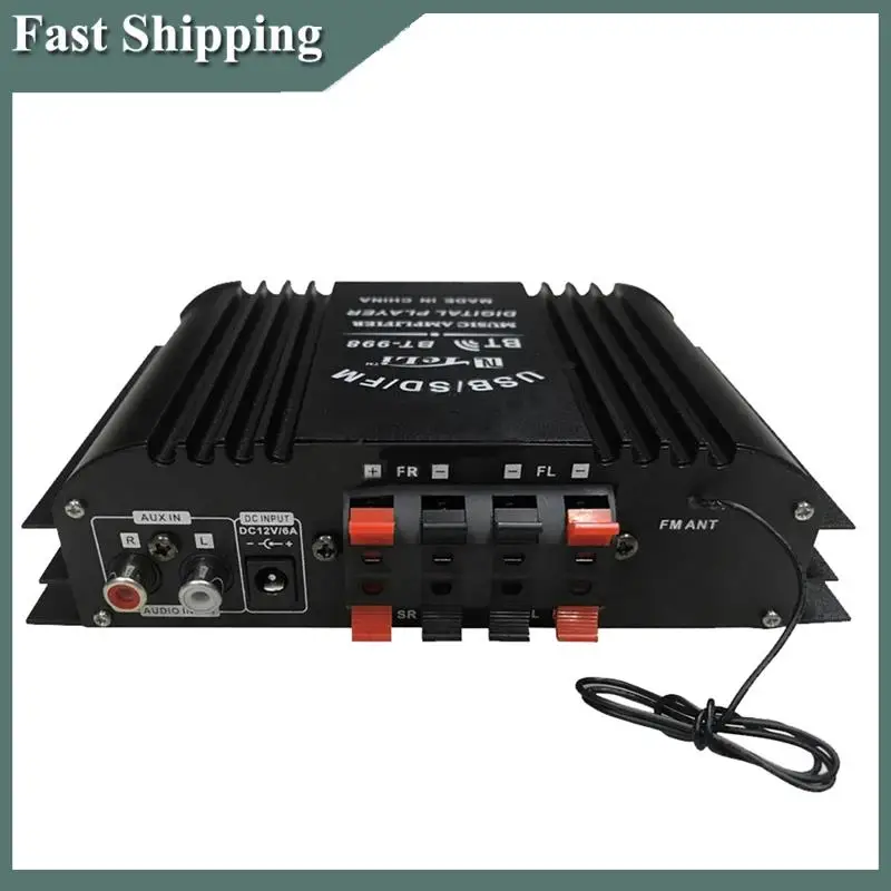 -MEOF Aluminum Alloy Car Amplifier 4-Channel Digital Sound Amp For Home Audio Systems, Car, Karaoke Supports USB SD AUX
-MEOF Aluminum Alloy Car Amplifier 4-Channel Digital Sound Amp For Home Audio Systems, Car, Karaoke Supports USB SD AUX