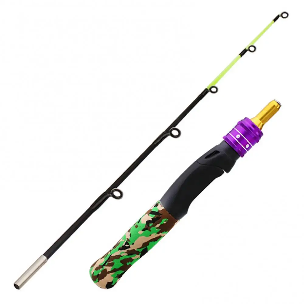 61cm Camouflage Straight Handle 2 Sections Telescopic Ice Fishing Rod Fish Pole Fishing Accessories удочка для рыбалки 낚시대
61cm Camouflage Straight Handle 2 Sections Telescopic Ice Fishing Rod Fish Pole Fishing Accessories удочка для рыбалки 낚시대