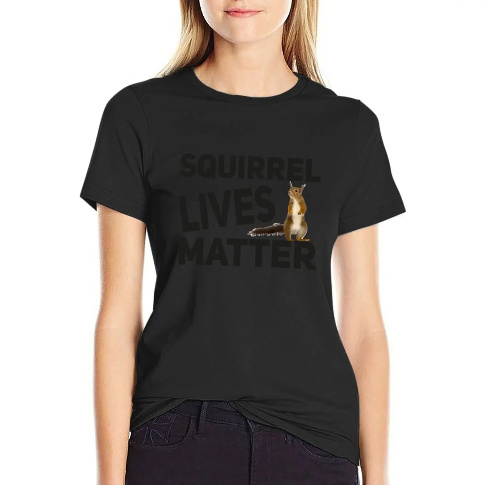 Squirrel lives matter Funny gift Squirrel lover T-Shirt korean fashion quick-drying animal prinfor womans clothing
Squirrel lives matter Funny gift Squirrel lover T-Shirt korean fashion quick-drying animal prinfor womans clothing