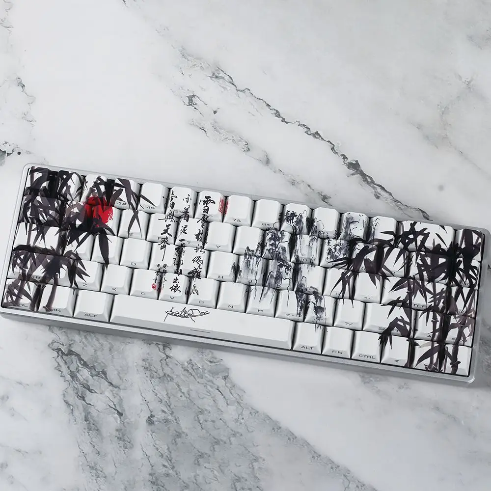 Landscape Bamboo Forest Retro Ink Wind PBT Hot Sublimation Keycap Modified for 60/68
Landscape Bamboo Forest Retro Ink Wind PBT Hot Sublimation Keycap Modified for 60/68