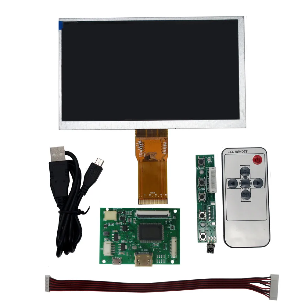 7 Inch 1024*600 HDMI-Compatible Screen LCD Display With Driver Board Monitor For Raspberry Pi Banana/Orange Pi Mini Computer
7 Inch 1024*600 HDMI-Compatible Screen LCD Display With Driver Board Monitor For Raspberry Pi Banana/Orange Pi Mini Computer