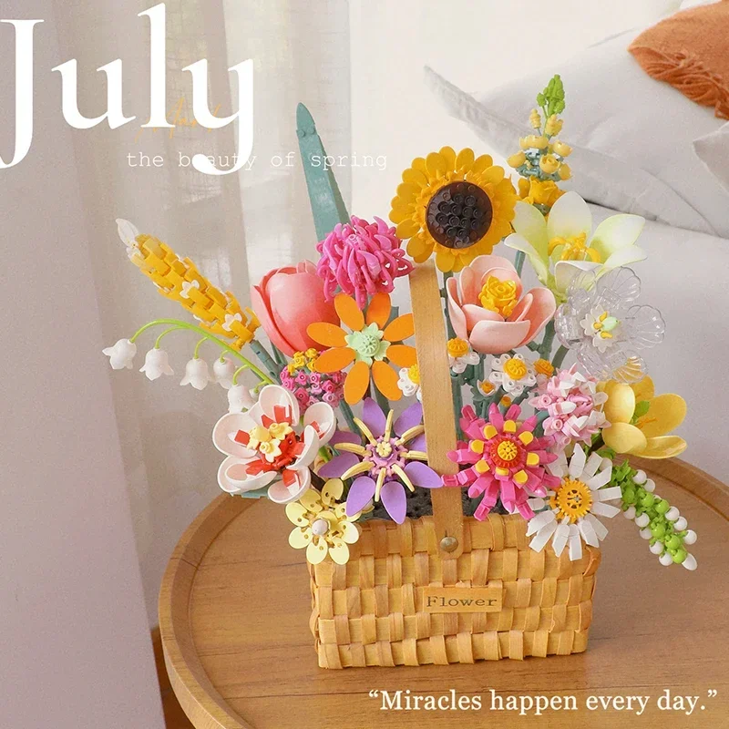 Pot Culture Flower Building Block Bricks DIY Plant Toys Christmas Gift for Girls Adults Kid Simulation Cute Desktop Decorations
Pot Culture Flower Building Block Bricks DIY Plant Toys Christmas Gift for Girls Adults Kid Simulation Cute Desktop Decorations