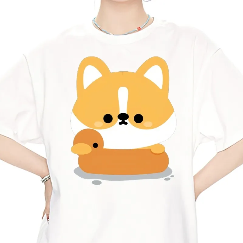 Hase Schwimmen Corgi T Shirt Men Couple Combination Clothes Short Sleeve Collar Fashion Women Cotton
Hase Schwimmen Corgi T Shirt Men Couple Combination Clothes Short Sleeve Collar Fashion Women Cotton
