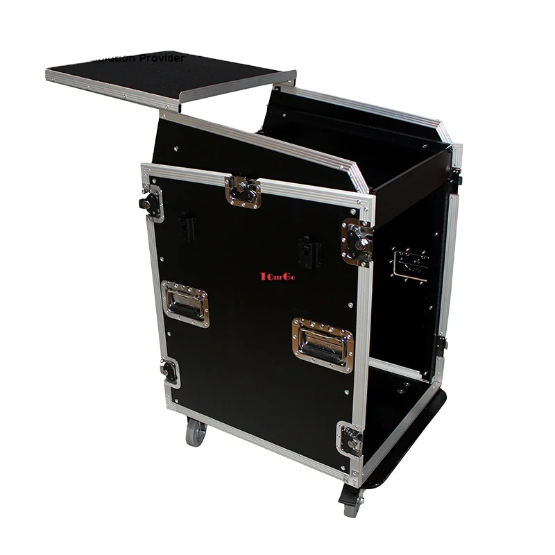 Universal 19 Rack-mount Mixer Case With 13U Top and 16U Front With 2 Side Work Table
Universal 19 Rack-mount Mixer Case With 13U Top and 16U Front With 2 Side Work Table