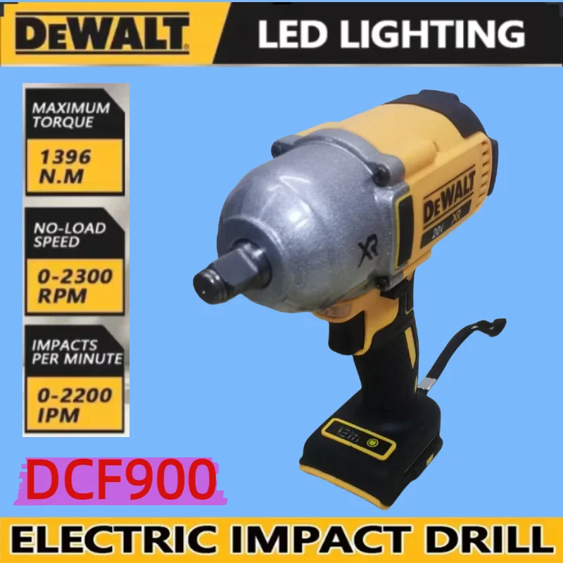 DEWALT DCF900 kit 1/2 inch brushless cordless high torque impact wrench, 1396N. M, power tool DEWALT 20V battery charger
DEWALT DCF900 kit 1/2 inch brushless cordless high torque impact wrench, 1396N. M, power tool DEWALT 20V battery charger