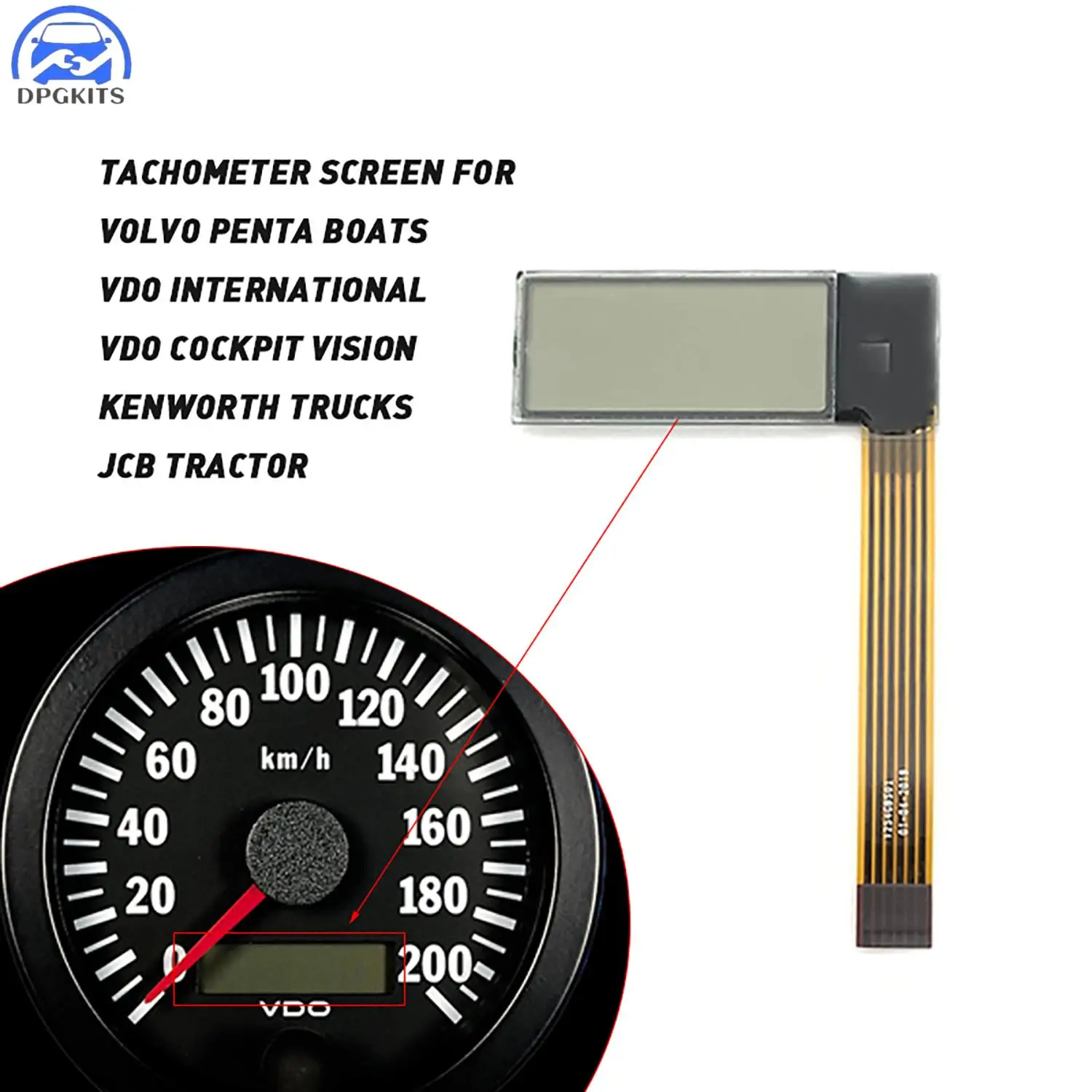 DPGKITS 1PC VDO Tachometer LCD Screen For Kenworth Truck JCB Volvo Penta Boat Yanmar Marine Hour Meter Display Car Accessories
DPGKITS 1PC VDO Tachometer LCD Screen For Kenworth Truck JCB Volvo Penta Boat Yanmar Marine Hour Meter Display Car Accessories