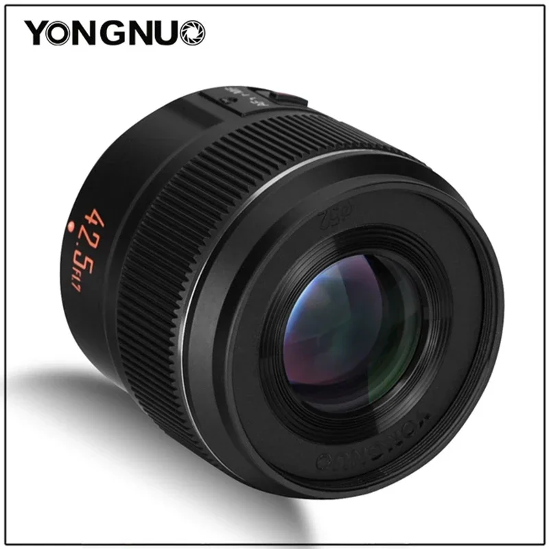 NEW YONGNUO YN42.5mm 42.5mm F1.7M II Camera Lens F1.7 Lens Auto Focus AF for M4/3 Mount Olympus Mirrorless Camera
NEW YONGNUO YN42.5mm 42.5mm F1.7M II Camera Lens F1.7 Lens Auto Focus AF for M4/3 Mount Olympus Mirrorless Camera