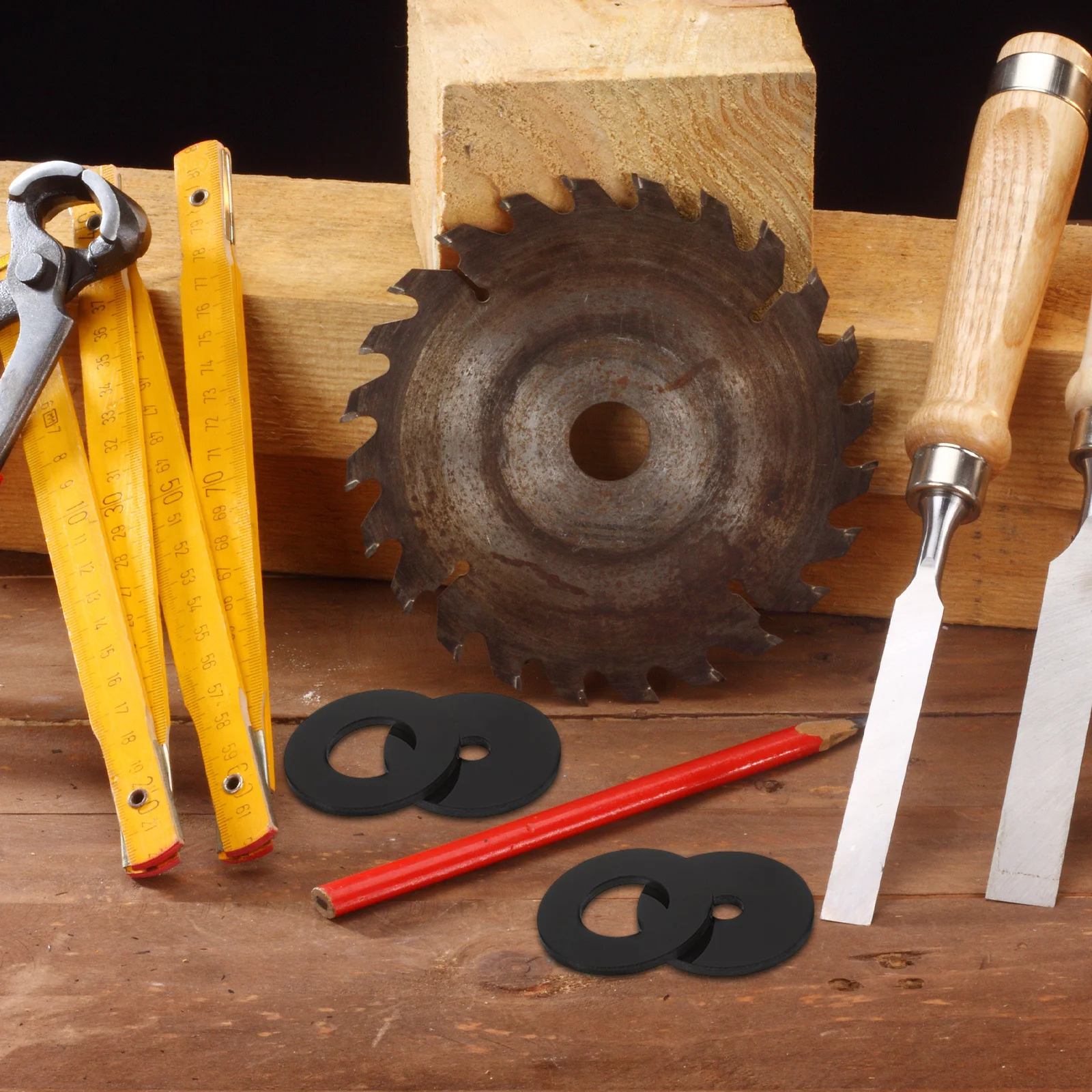 2Pcs Woodworking Router Table Insert Ring Solid Construction with Dual Hole Pattern Suitable for Various Router Base Plate
2Pcs Woodworking Router Table Insert Ring Solid Construction with Dual Hole Pattern Suitable for Various Router Base Plate