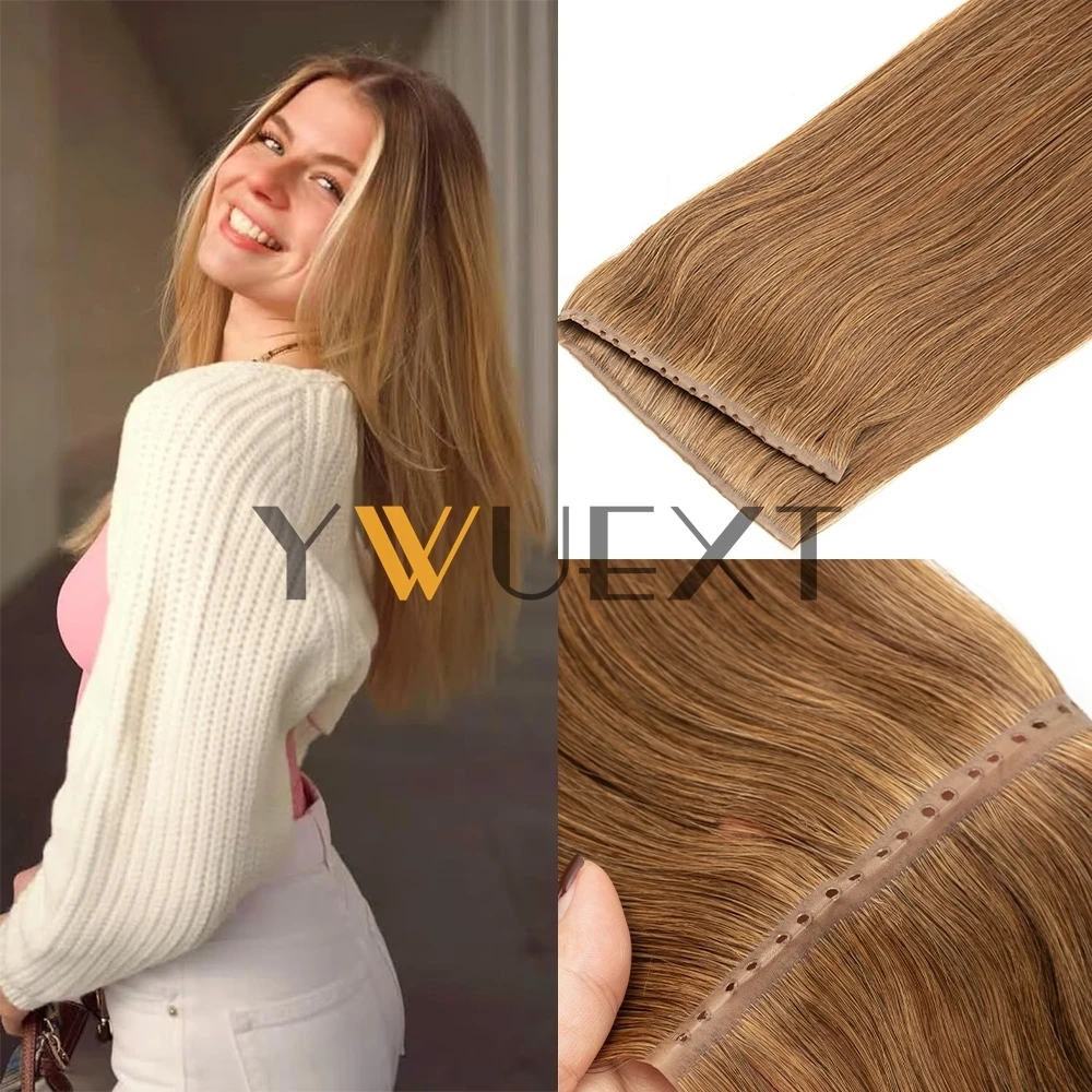 Double Inject XO Hole Weft Human Hair Invisible Twin Tabs PU Weft Real Human Hair 12''-24'' Micro Loop Weft Hair Bundles 40-50g
Double Inject XO Hole Weft Human Hair Invisible Twin Tabs PU Weft Real Human Hair 12''-24'' Micro Loop Weft Hair Bundles 40-50g