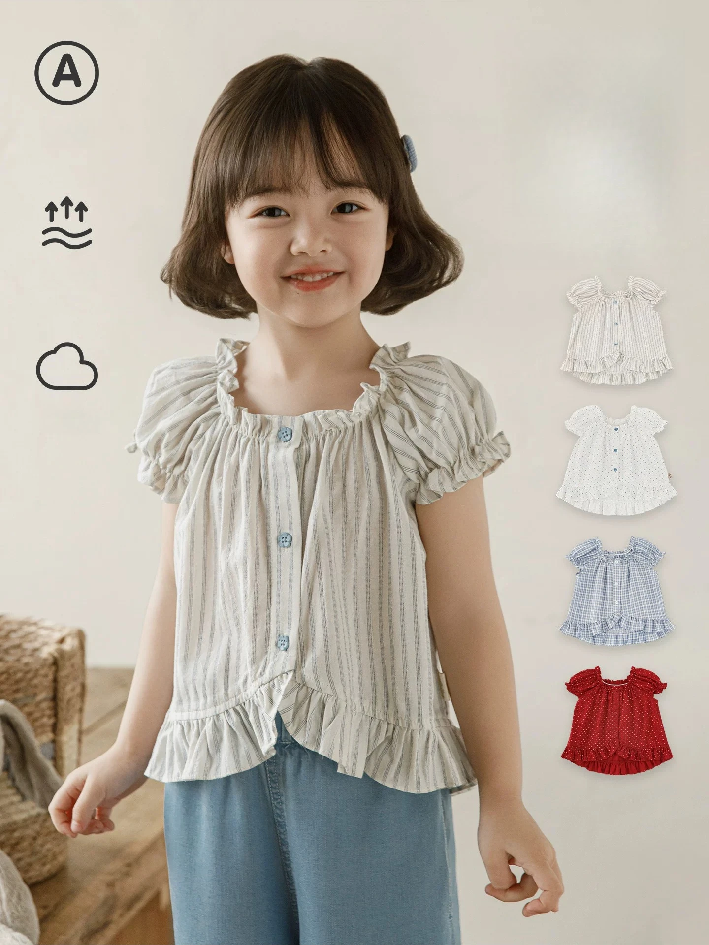 Kids Girls Summer New Cute Doll Blouse Sweet Puff Sleeve Lace Edge Lapel Soft Breathable Comfortable Children Tops
Kids Girls Summer New Cute Doll Blouse Sweet Puff Sleeve Lace Edge Lapel Soft Breathable Comfortable Children Tops