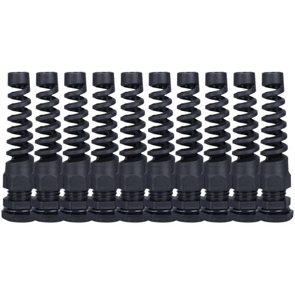 10pcs Black PG9 Bending Resistant Cable Gland Connector Strain Relief Cord Protector Waterproof Cable Sleeve Adapter
10pcs Black PG9 Bending Resistant Cable Gland Connector Strain Relief Cord Protector Waterproof Cable Sleeve Adapter