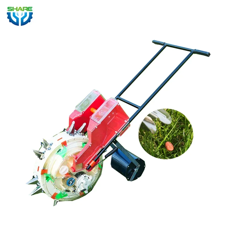 Manual Hand Push Soya Beans and Corn Seed Planter Hand Corn Seed Machine Planter All in One
Manual Hand Push Soya Beans and Corn Seed Planter Hand Corn Seed Machine Planter All in One