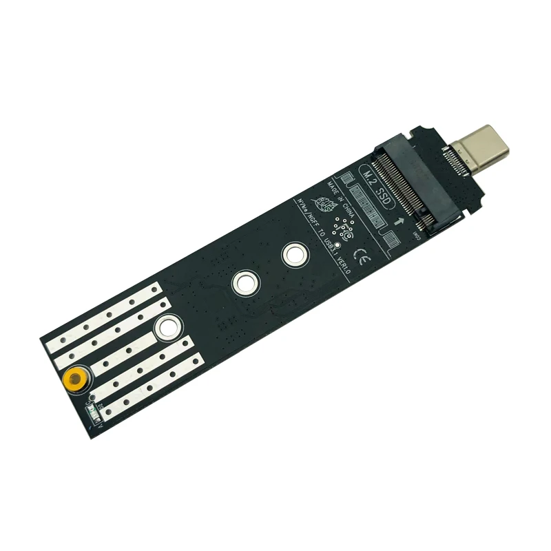 M.2 to USB3.1 Adapter M.2 NVME/SATA USB3.1 Type-C Adapter for M.2 NVME PCIe SATA NGFF M2 SSD RTL9210B Dual Protocol M2 SSD Board
M.2 to USB3.1 Adapter M.2 NVME/SATA USB3.1 Type-C Adapter for M.2 NVME PCIe SATA NGFF M2 SSD RTL9210B Dual Protocol M2 SSD Board