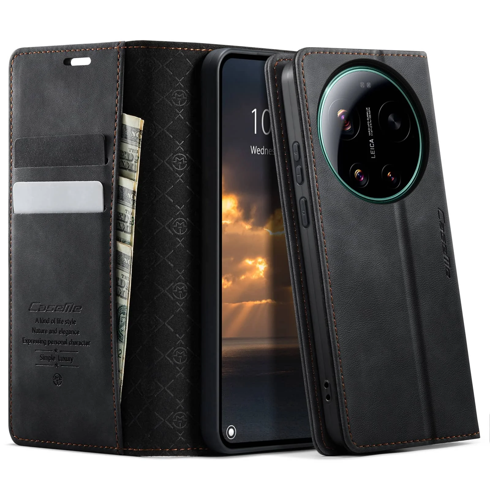 For Xiaomi 17 Ultra / Xiaomi 17 Luxury Wallet Case, Retro PU Leather Flip Cover with RFID Blocking Card Holder, Magnetic Closure
For Xiaomi 17 Ultra / Xiaomi 17 Luxury Wallet Case, Retro PU Leather Flip Cover with RFID Blocking Card Holder, Magnetic Closure