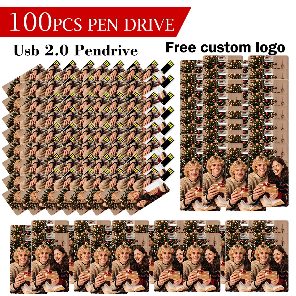 100pcs Credit Card Drive 16GB Memory Card 32GB USB2.0 Flash Pendrive USB Stick Pen Drive Custom Logo Color Printing for Wedding
100pcs Credit Card Drive 16GB Memory Card 32GB USB2.0 Flash Pendrive USB Stick Pen Drive Custom Logo Color Printing for Wedding