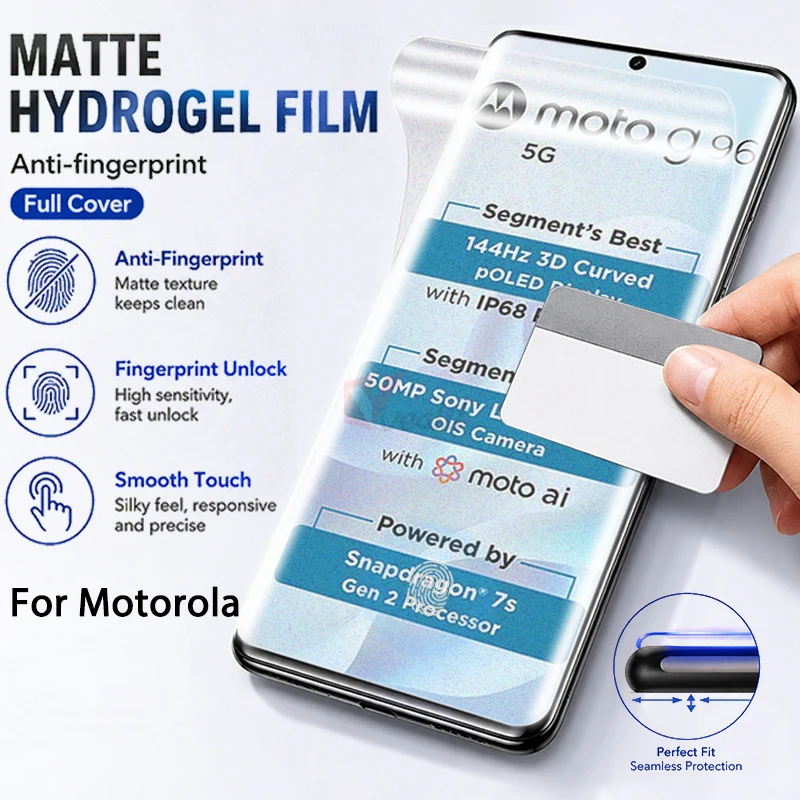2-4pcs Anti Glare Matte Hydrogel Film For Motorola G96 G85 Moto X70 Air X50 Ultra X40 X30 Pro S50 Neo Egde X30 Screen Protector
2-4pcs Anti Glare Matte Hydrogel Film For Motorola G96 G85 Moto X70 Air X50 Ultra X40 X30 Pro S50 Neo Egde X30 Screen Protector