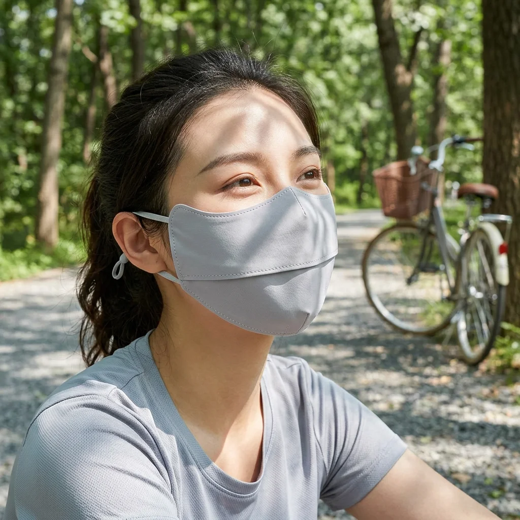 Ice Silk Sunscreen Mask UPF50+ 3D Tailored Design with Extended Eye Coverage for Outdoor Sports Black
Ice Silk Sunscreen Mask UPF50+ 3D Tailored Design with Extended Eye Coverage for Outdoor Sports Black