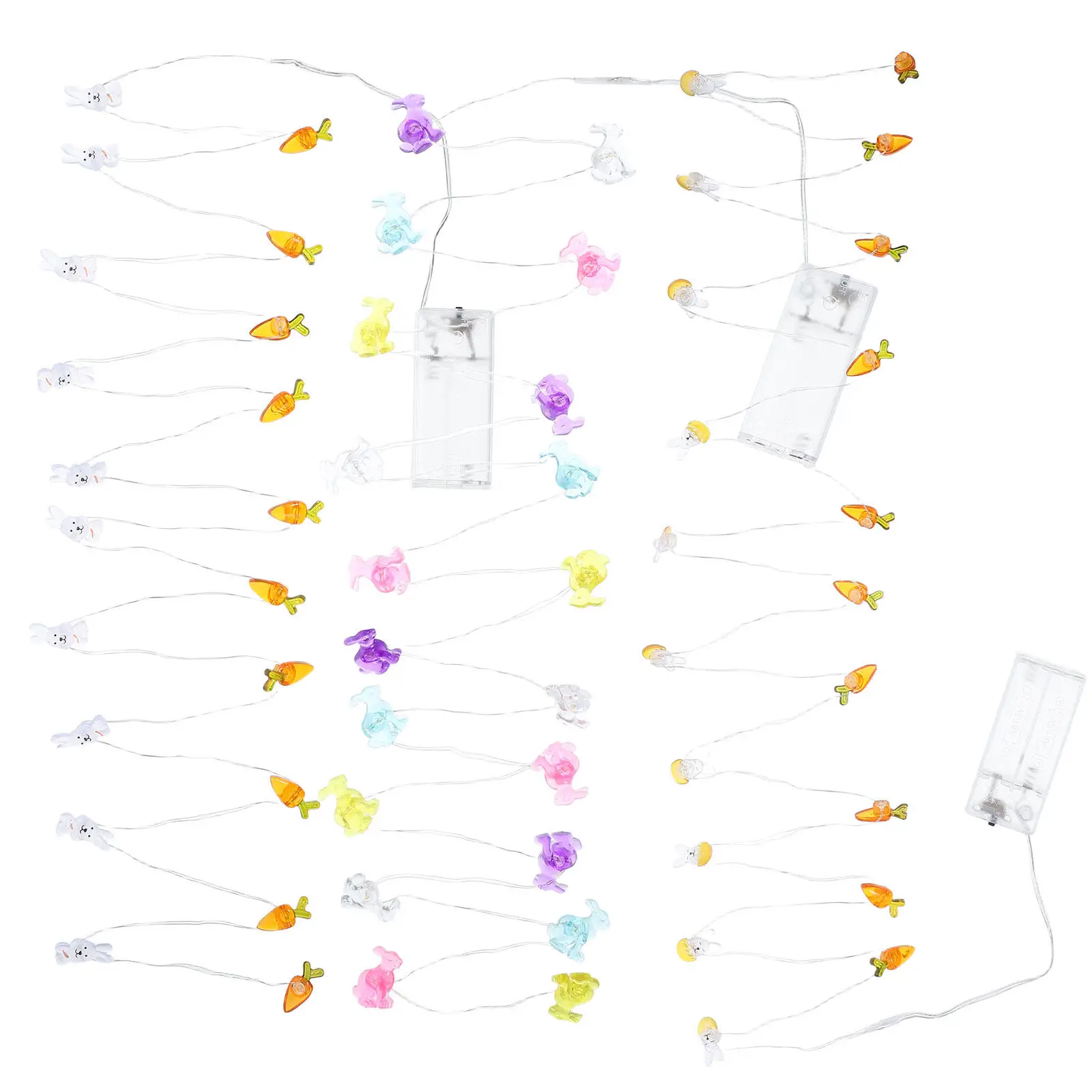 Набор из 3 светодиодных гирлянд на тему Пасхи: морковь, кролик, яйцо. Водонепроницаемые, на медной проволоке, для дома, сада, вечеринок.
Набор из 3 светодиодных гирлянд на тему Пасхи: морковь, кролик, яйцо. Водонепроницаемые, на медной проволоке, для дома, сада, вечеринок.