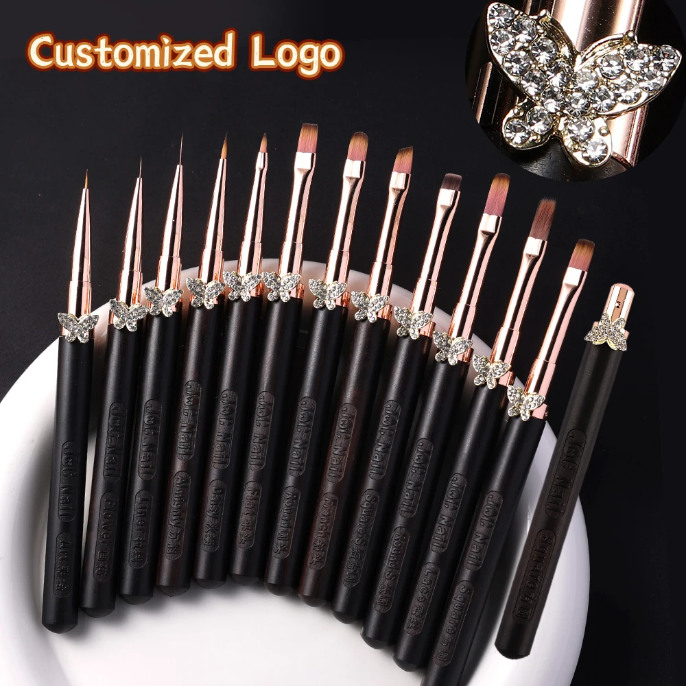 New Butterfly 12pcs Wood Purple Sandalwood Detachable Body Design Nylon Hair Nail Art Brushes Set
New Butterfly 12pcs Wood Purple Sandalwood Detachable Body Design Nylon Hair Nail Art Brushes Set