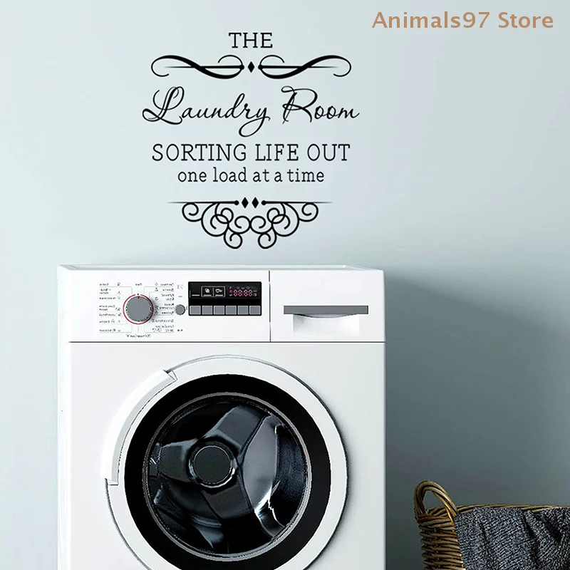 (AS) Laundry Room Decorative Wall Stickers Self-adhesive Home Decor Can Remove Laundry Wall Stickers
(AS) Laundry Room Decorative Wall Stickers Self-adhesive Home Decor Can Remove Laundry Wall Stickers