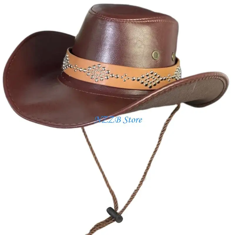 T21F Unisex Wide Brim Cowboy Hat Breathable Gentleman Hat Summer Holiday Photo Props
T21F Unisex Wide Brim Cowboy Hat Breathable Gentleman Hat Summer Holiday Photo Props