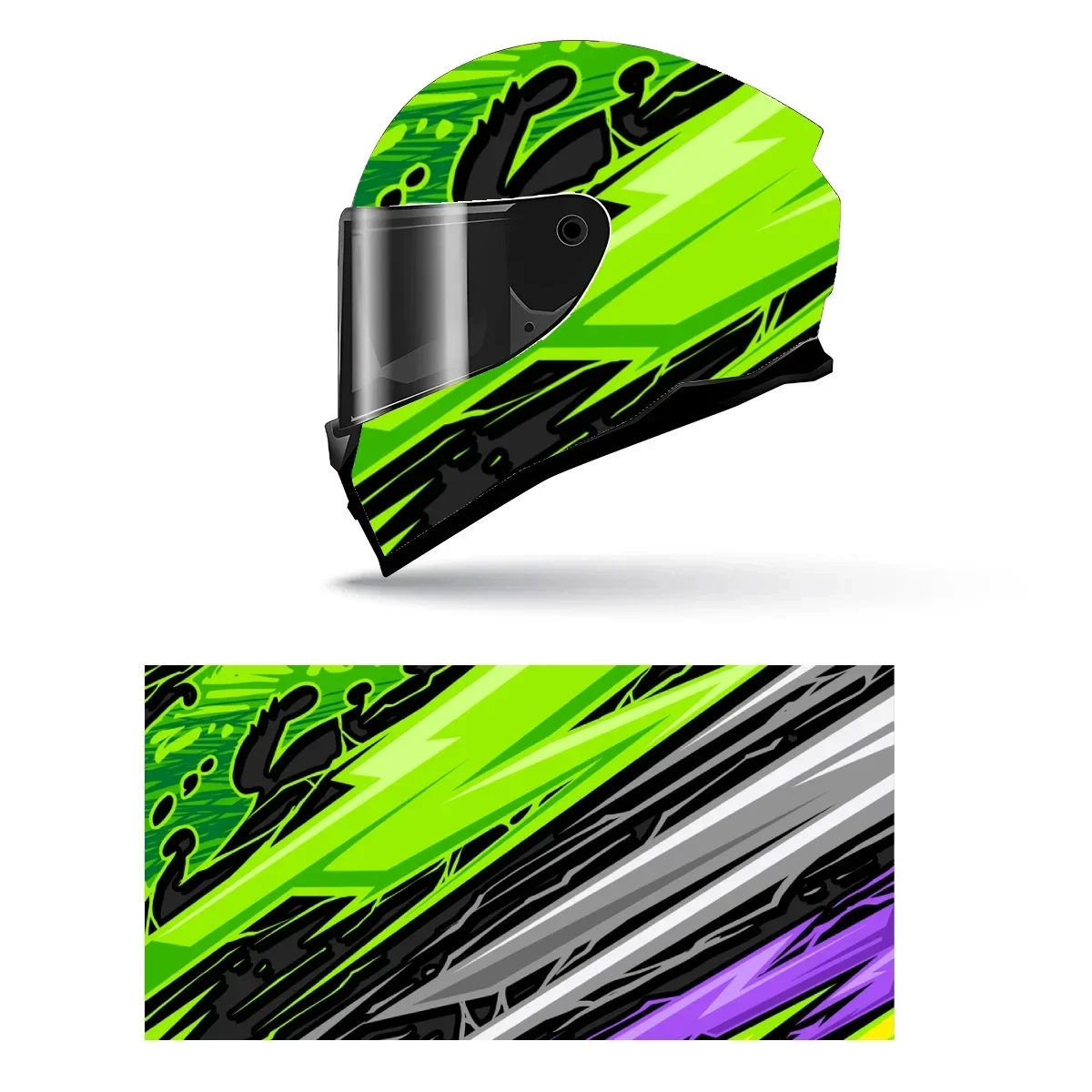 Abstract Graphic Pattern Full Helmet Wrap Sticker Motorcycle Helmet Racing Graphic Decal Vinyl Wrap Helmet Decorative Sticker
Abstract Graphic Pattern Full Helmet Wrap Sticker Motorcycle Helmet Racing Graphic Decal Vinyl Wrap Helmet Decorative Sticker