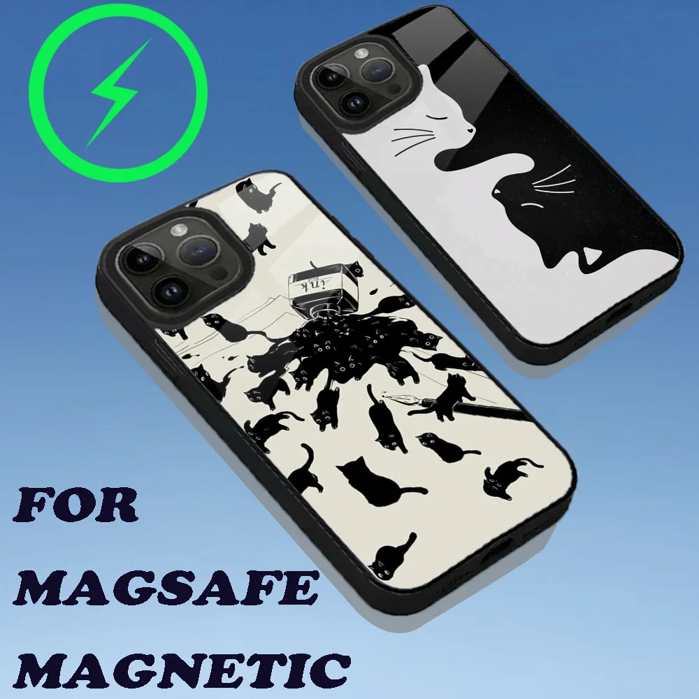 Black Cats Cartoon Phone Case For iPhone 15,14,13,12,11,Plus,Pro,Max Mini Magsafe Magnetic Wireless Charging
Black Cats Cartoon Phone Case For iPhone 15,14,13,12,11,Plus,Pro,Max Mini Magsafe Magnetic Wireless Charging