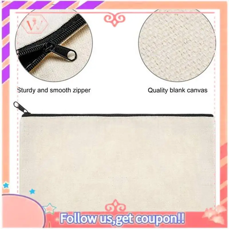Upgraded 150Pcs Canvas Zipper Bag Pencil Case Cosmetic Bag Blank Bag DIY Craft Bag Cosmetic Bag Cosmetic Bag DIY Craft School
Upgraded 150Pcs Canvas Zipper Bag Pencil Case Cosmetic Bag Blank Bag DIY Craft Bag Cosmetic Bag Cosmetic Bag DIY Craft School